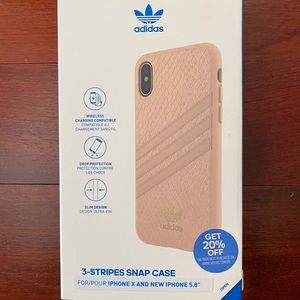 Light Pink Adidas Phone Case